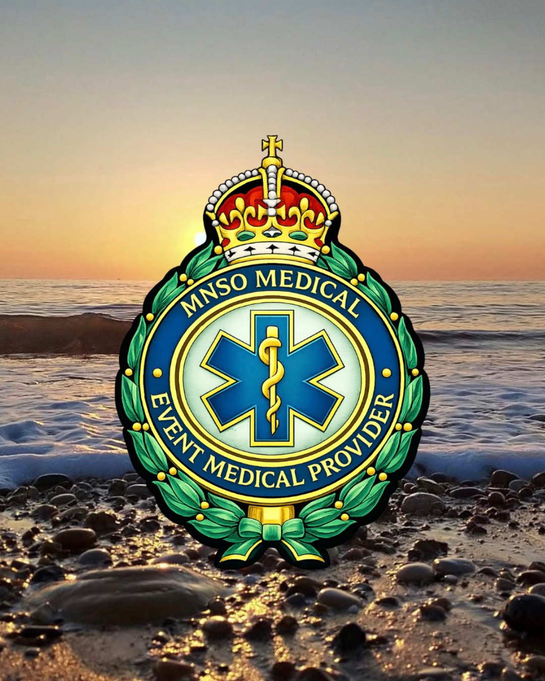 Full package branding, marketing and manufacturing service for events medical company.
